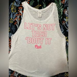 Pink Victoria’s Secret Tank Top Size Large
